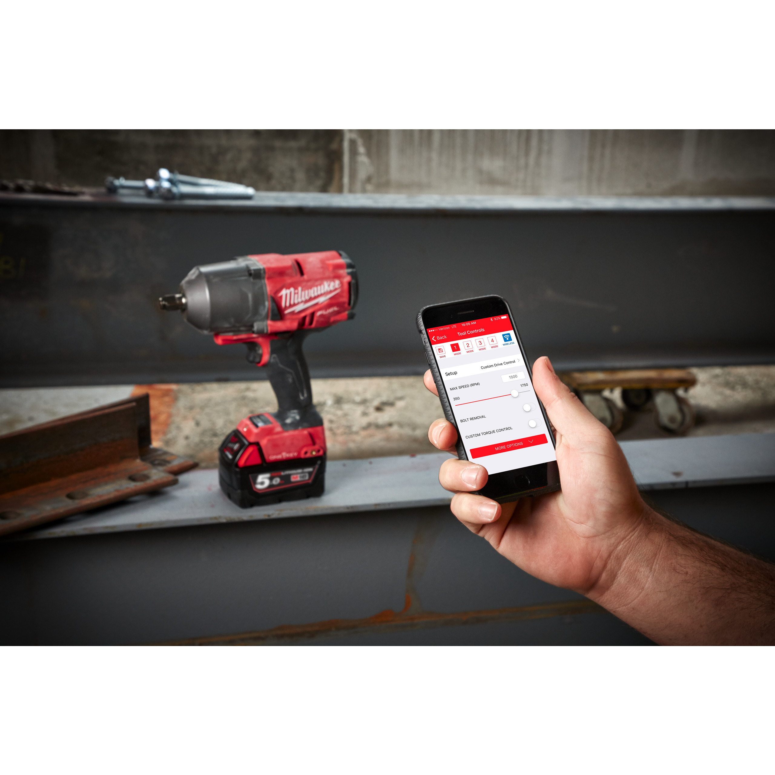 milwaukee Akkumutterinväännin milwaukee m18onefhiwp12502x