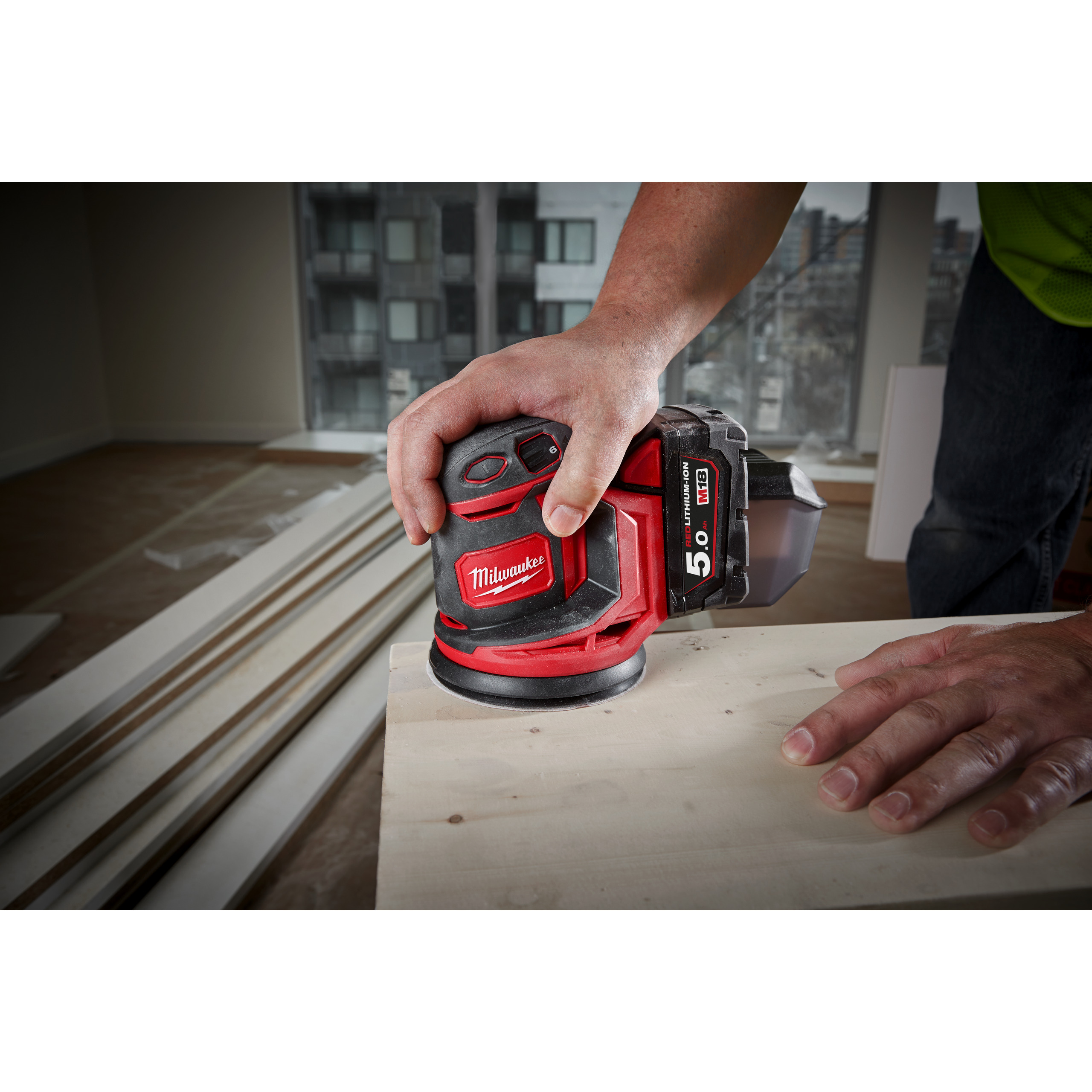 milwaukee Akkuepäk.hiomak. milwaukee m18 bos125-0