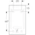 geberit Peili geberit option plus sq 400x32x700mm alumiini