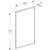 geberit Peili geberit option plus sq 400x32x700mm alumiini