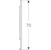 geberit Peili geberit option plus sq 1350x32x700mm alumiini