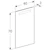 geberit Peili geberit option basic sq 400x32x700mm alumiini