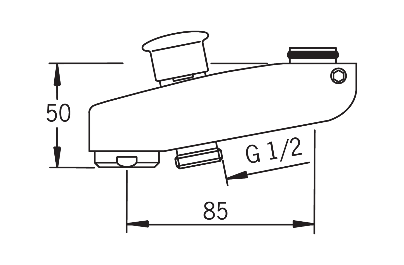 oras Vaihdinjuoksuputki oras 221210 l=85mm