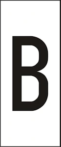 hammarprodukter Märksystem h10 vit bokstav b