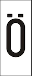 MÄRKSYSTEM H10 VIT BOKSTAV Ö