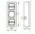 abb Pintakotelo impressivo 3os/ip20 54/80mm ant
