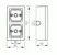 abb Pintakotelo impressivo 2os/ip20 54/80mm mus