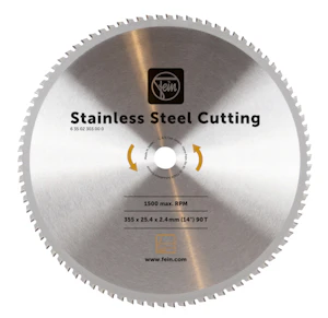 fein Metallisahanterä fein rst 355x25,4mm 90h