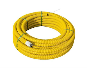 pipelife Tel tupla keltainen 50x42 b 50m vetonarulla