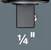 wera Vaihtopää wera 7772 a 9x12mm räikkä 1/4