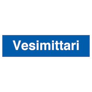 turvakauppa Merkintäkilpi vesimittari 200x50 mu