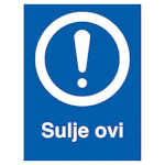 MERKINTÄKILPI SULJE OVI 150x200 MU