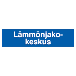 turvakauppa Merkintätarra lämmönjakokeskus 200x50 ta