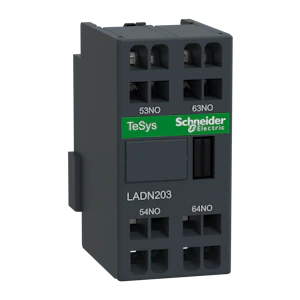 schneider electric Hjälpkontaktblock frontmontage 2sl bladfj.