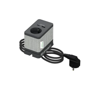 schneider electric Bordsenhet s kr+ usb a+c grå