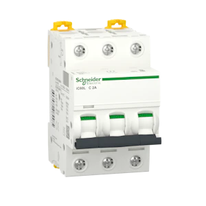 schneider electric Johdonsuojakatkaisija ic60l 3x2a/c/100ka