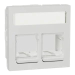 C-PLATTA RJ45 DBL DPM RAK VIT
