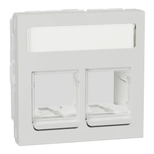 schneider electric C-platta rj45 dbl dpm rak vit