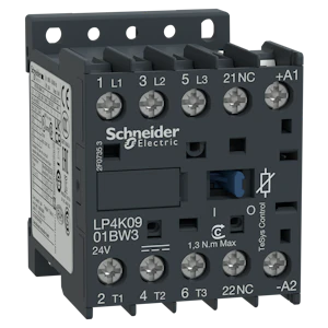 schneider electric Kontaktor 9a+1br 24vdc lågförb