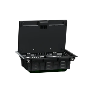 schneider electric Golvbox l 8mod plast ip20 grå
