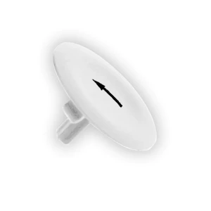 schneider electric Tryckplatta vit pil