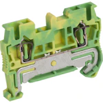 BLADFJÄDERPLINT 2 POL 2,5MM² GRÖN/GUL