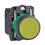 PAINIKE SCHNEIDER XB5AA51 KELTAINEN NO