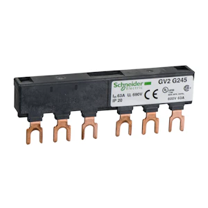 schneider electric Överkopplingsskena 2 platser delning 45mm