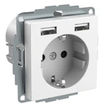 PISTORASIA EXXACT 1-PR + 2X USB LATAUS 2,4 VAL