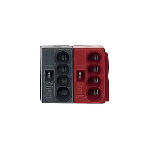 schneider electric Bussklämma röd/svart 50st
