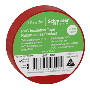 schneider electric Eltejp 19mm x 20m pvc röd