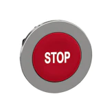 TRYCKKNAPP RÖD INF VIT STOP