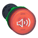 LJUS-/LJUDENHET RÖD 24VAC/DC