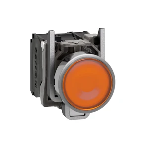 schneider electric Lamptryckknapp gul 230v