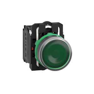 schneider electric Valopainike schneider xb5aw33m5 vihreä led 230v
