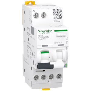 schneider electric Valokaarivikasuoja acti 9 active vigiarc 1p+n c 10a 6ka