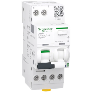 schneider electric Valokaarivikasuoja acti 9 active vigiarc 1p+n c 10a 10ka
