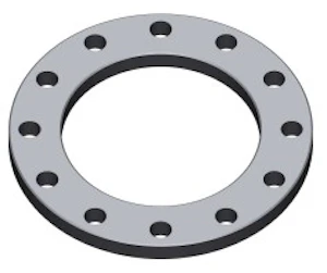 eurostandard Lösfläns stål steel 200 pn25
