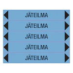 MERKINTÄTARRA-ARKKI/ 5 TARRAA JÄTEILMA 250x40 TA