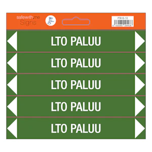 turvakauppa Putkistotarra lto paluu arkki, jossa 5kpl tarroja