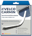 KARMIVENTTIILISUODATIN VELCO CARMIN 15X550mm 2KPL