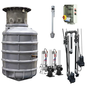 scandia pumps Dubbelpumpstation 2195-2650mm virvelhjul