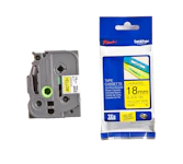 TAPE TZE641 18MM SVART/GUL