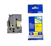 TAPE 24MM SVART/GUL 8M