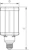 philips Led posttop hpl 42w/830 4200lm