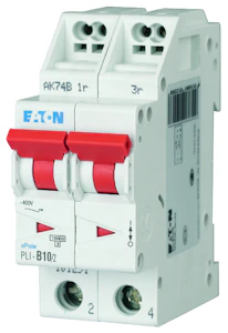 eaton Johdonsuojakatkaisija eaton pli-d10/2, 10ka 2-nap d 10a
