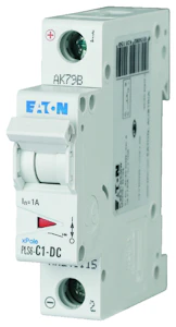 eaton Johdonsuojakatkaisija eaton pls6-c1-dc 6ka dc 1-nap c 1a