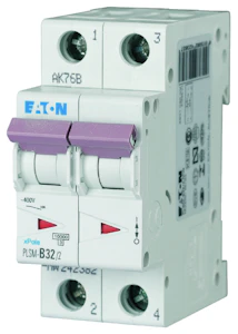 eaton Johdonsuojakatkaisija eaton plsm-d32/2 10ka 2-nap d 32a
