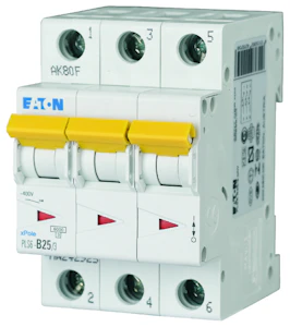 eaton Johdonsuojakatkaisija eaton pls6-c25/3 6ka 3-nap c 25a