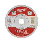 KATKAISULAIKKA STD MILWAUKEE 125X1,5MM - 1 KPL